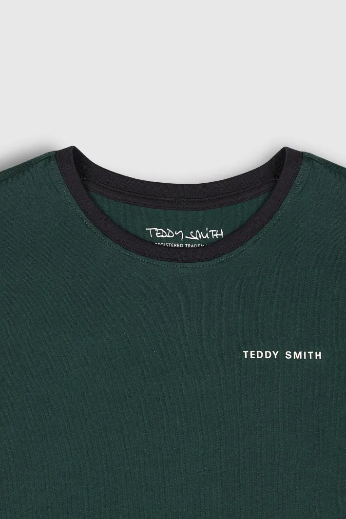Teddy Smith T-shirt THE TEE 2 R MC JR VERT SCARABE VERTSCARABE Outlet