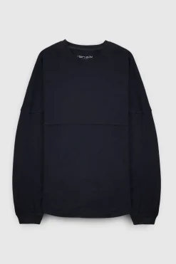 Teddy Smith T-shirt T-HILL ML TOTAL NAVY Cheap