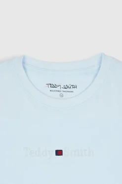 Teddy Smith T-shirt T-JIM MC JR BLEU CLAIR BLEUCLAIR Hot