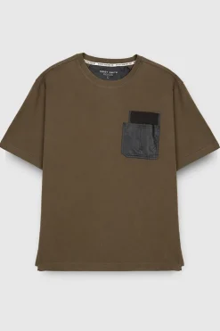 Teddy Smith T-shirt T-LOBO MC RAVEN KAKI RAVENKAKI Best Sale
