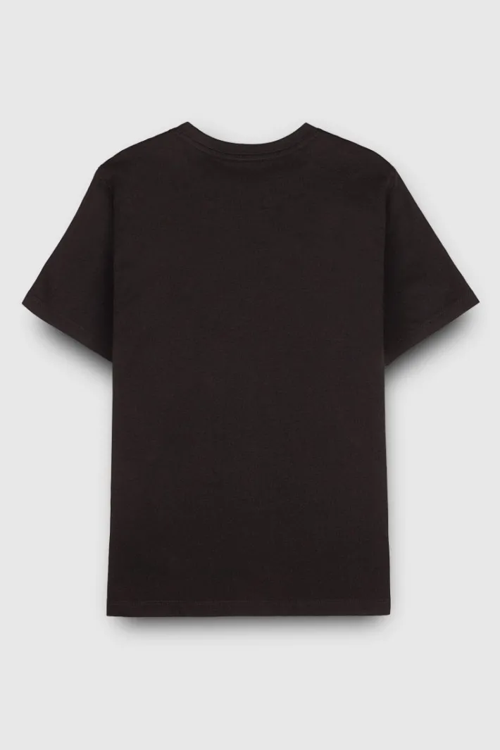 Teddy Smith T-shirt T-LOU MC JR NOIR Cheap