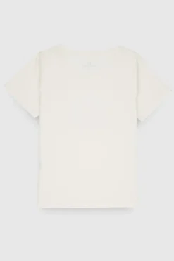Teddy Smith T-shirt T-LOUNA MC MIDDLE WHITE MIDDLEWHITE Best Sale