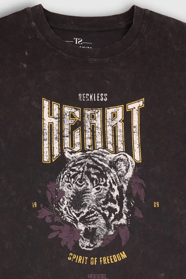 Teddy Smith T-shirt T-MALIKA MC NOIR Best
