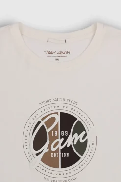 Teddy Smith T-shirt T-MAXENS MC MIDDLE WHITE Outlet