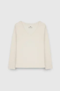 Teddy Smith T-shirt T-MIANA ML MIDDLE WHITE MIDDLEWHITE Discount