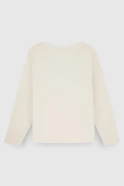 Teddy Smith T-shirt T-MIANA ML MIDDLE WHITE MIDDLEWHITE Discount