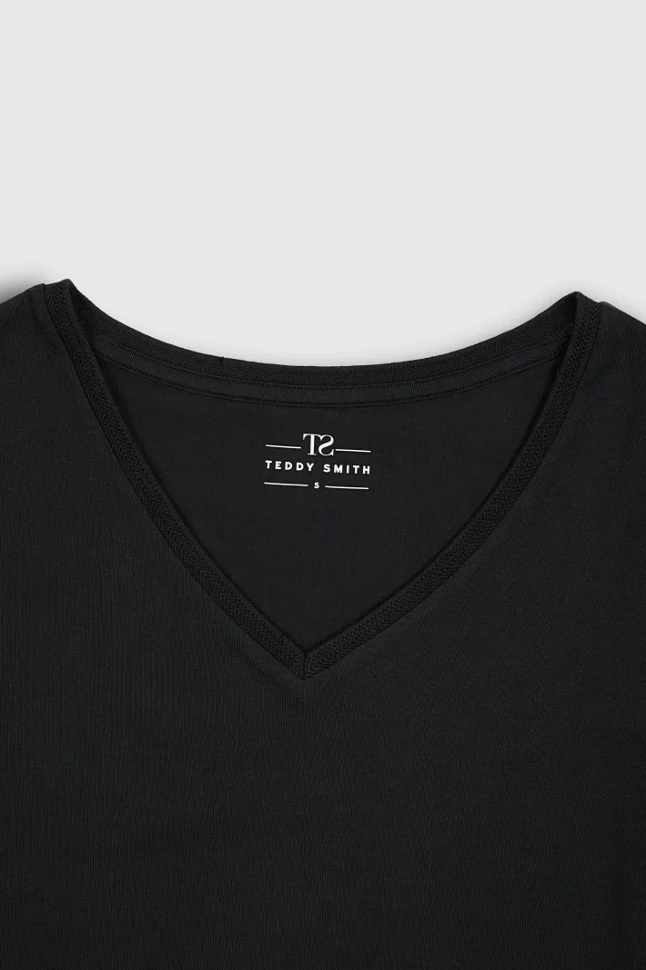 Teddy Smith T-shirt T-MIANA ML NOIR Flash Sale