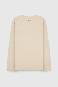 Teddy Smith T-shirt T-MILLER ML CREAM Cheap