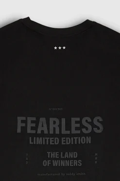 Teddy Smith T-shirt T-OSGAR MC CHARBON Best Sale