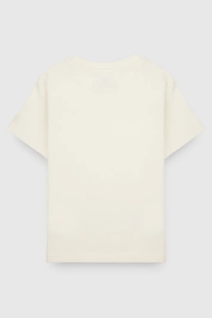Teddy Smith T-shirt T-RIBOU MC JR MIDDLE WHITE MIDDLEWHITE Online