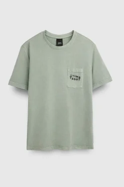 Teddy Smith T-shirt T-SQUAD MC ICEBERG GREEN ICEBERGGREEN Flash Sale