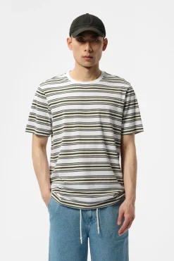 Teddy Smith T-shirt T-STRIP MC BLANC Fashion
