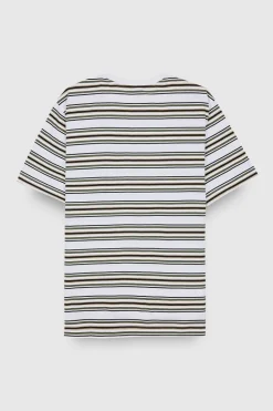 Teddy Smith T-shirt T-STRIP MC BLANC Fashion