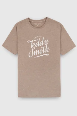 Teddy Smith T-shirt T-TINSLEY MC MOKA BEIGE CHINE MOKABEIGECHINE Hot