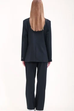 Teddy Smith Veste 1 bouton doublée V-TINA DARK NAVY DARKNAVY Hot