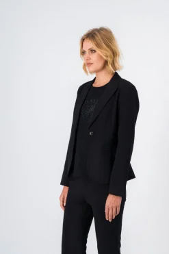 Teddy Smith Veste ajustée MILADY BISTRETCH NOIR Fashion