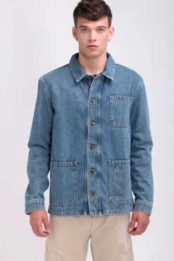 Teddy Smith Veste denim V-MAX VINTAGE/INDIGO Flash Sale