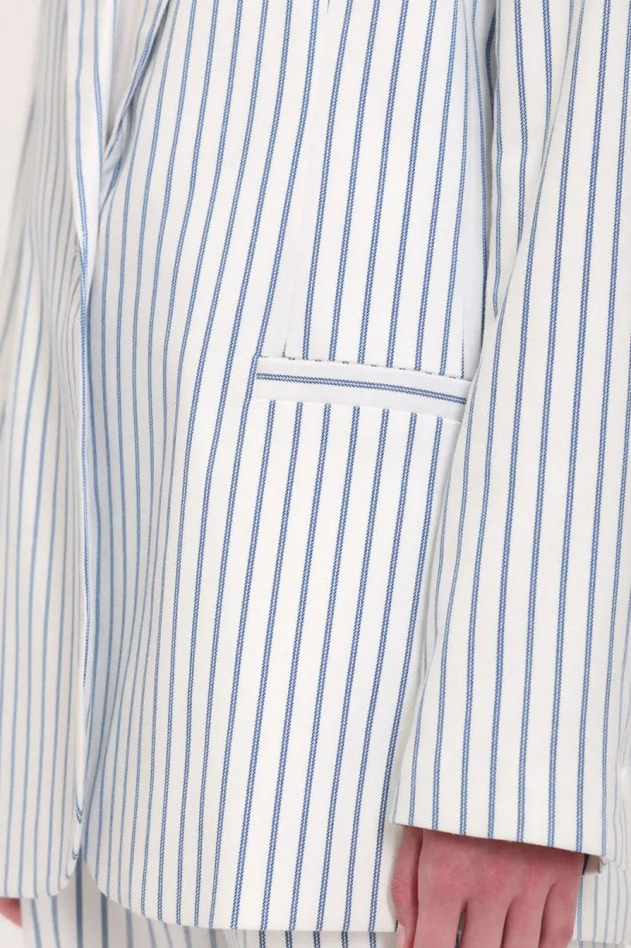 Teddy Smith Veste V-ROSA STRIPE BLANC Shop