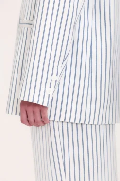 Teddy Smith Veste V-ROSA STRIPE BLANC Shop